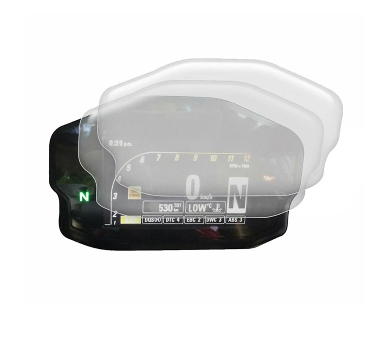 Motorrad Cluster Scratch Schutz Film Screen Protector Für Ducati Für Panigale Für 899 Für 959 Für 1299 Für 1199 Armaturenbrett Displayschutzfolie(2 PCS) von WPHLYZ