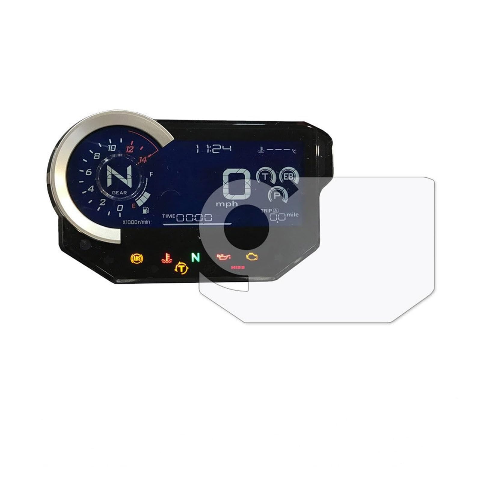 Motorrad Definition Dashboard Schutz Instrument Film Anti-Scrat Cluster Bildschirm Für CB1000R Für CB 1000R 2018 2019 Armaturenbrett Displayschutzfolie(1 Set) von WPHLYZ