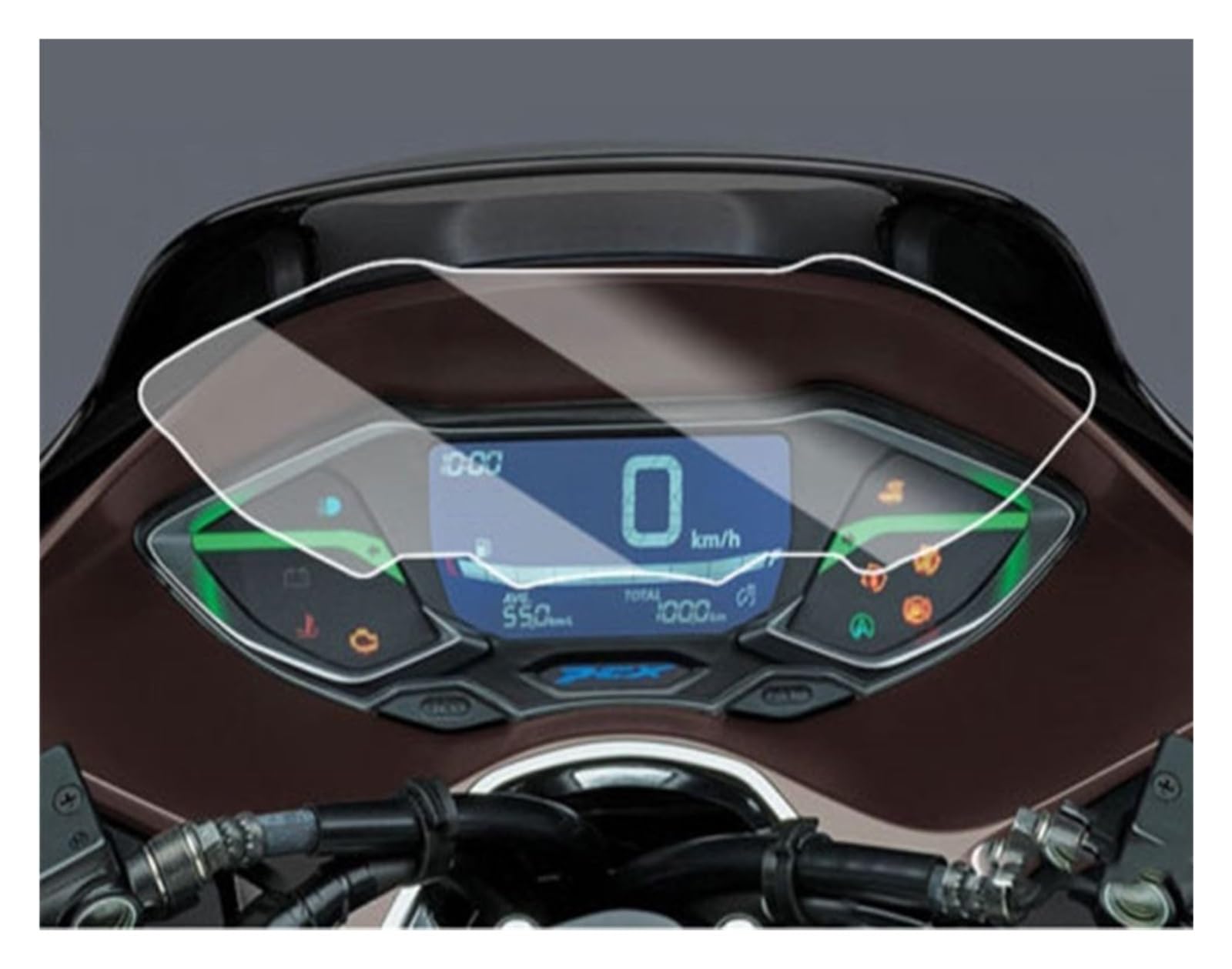 Motorrad Instrument Cluster Scratch Schutz Film Dashboard Screen Protector Für PCX160 Für PCX125 2021 2022 Armaturenbrett Displayschutzfolie(1 PCS) von WPHLYZ