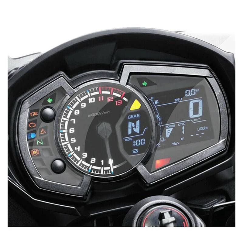 Motorrad Instrument Dashboard Screen Protector Aufkleber Für Kawasaki Für Ninja 1000 Für Ninja 250 Für Ninja 400 Für Ninja 650 Armaturenbrett Displayschutzfolie von WPHLYZ
