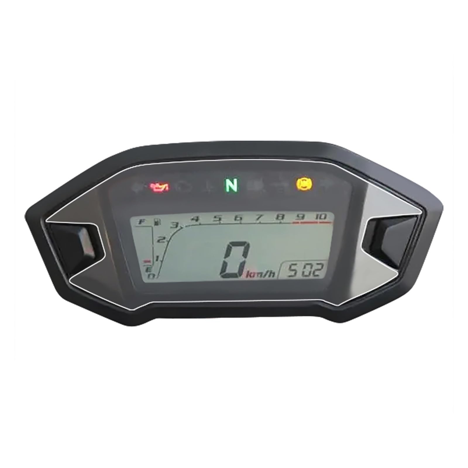 Motorrad Scratch Cluster Screen-Dashboard Schutz Instrument Film Für CB300F Für CB 300 Für CBR500R Für CBR 500R 500F Armaturenbrett Displayschutzfolie(4 pcs) von WPHLYZ