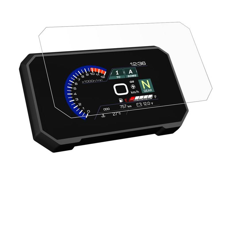 Motorrad Tacho Schutz Film Dashboard Instrument Screen Protector Für Suzuki Für GSX 8R Für GSX8R 2024 Armaturenbrett Displayschutzfolie von WPHLYZ