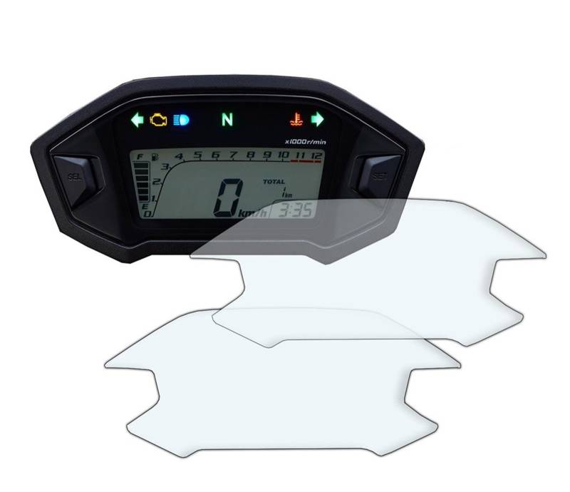 Motorrad Tacho Schutz Film Screen Protector Für CBR400R Für CB400F Für CRF250 Für MSX125 Für CBR500R Armaturenbrett Displayschutzfolie(5 PCS) von WPHLYZ
