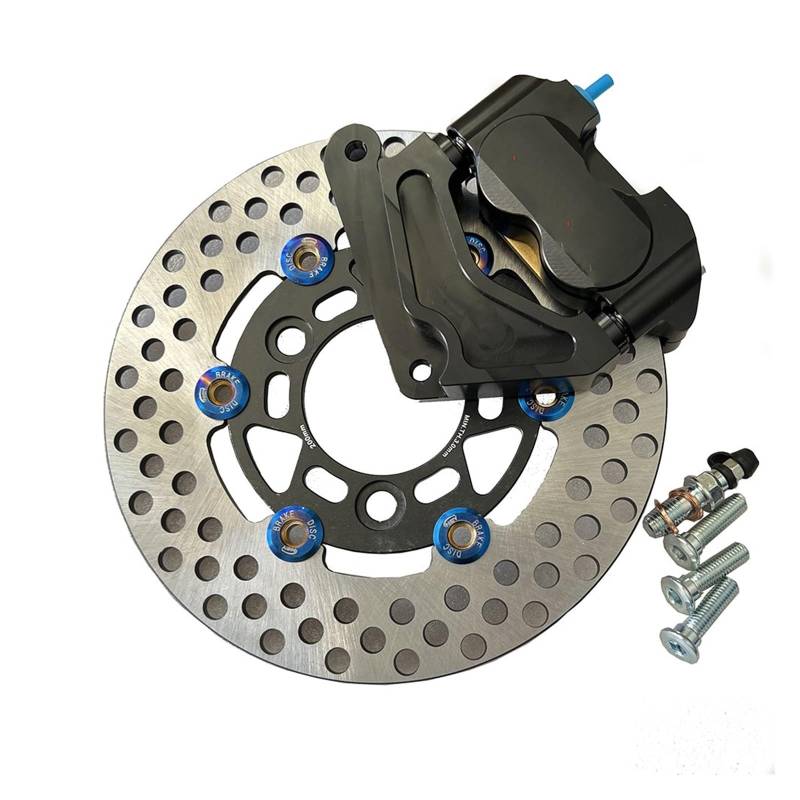 Scheibenbremsbelagsatz Für DIO Für AF27 28 18 Für ZX Für AF34 35 36 Schwimmende Kühlung Bremsbeläge 200mm Motorrad Bremssättel Discs Set(Black) von WPHLYZ