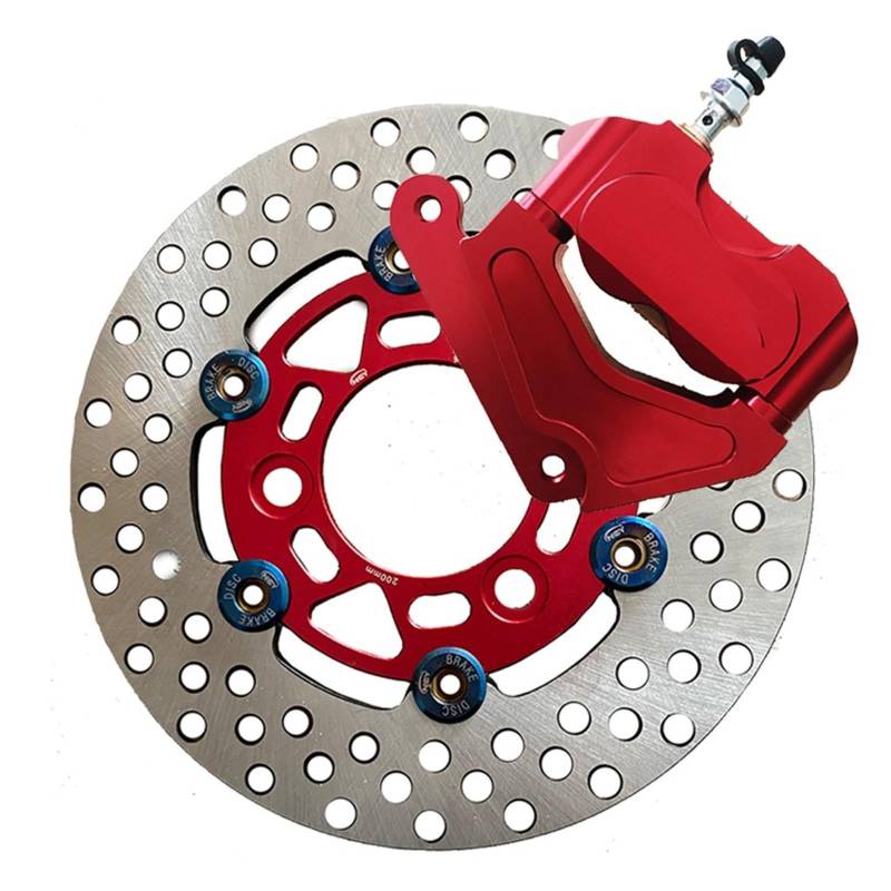 Scheibenbremsbelagsatz Für DIO Für AF27 28 18 Für ZX Für AF34 35 36 Schwimmende Kühlung Bremsbeläge 200mm Motorrad Bremssättel Discs Set(Blue) von WPHLYZ
