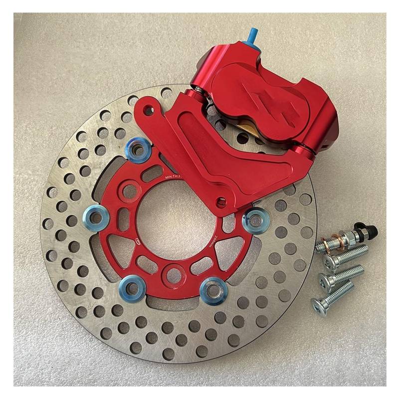 Scheibenbremsbelagsatz Für DIO Für AF27 28 18 Für ZX Für AF34 35 36 Schwimmende Kühlung Bremsbeläge 200mm Motorrad Bremssättel Discs Set(Red) von WPHLYZ