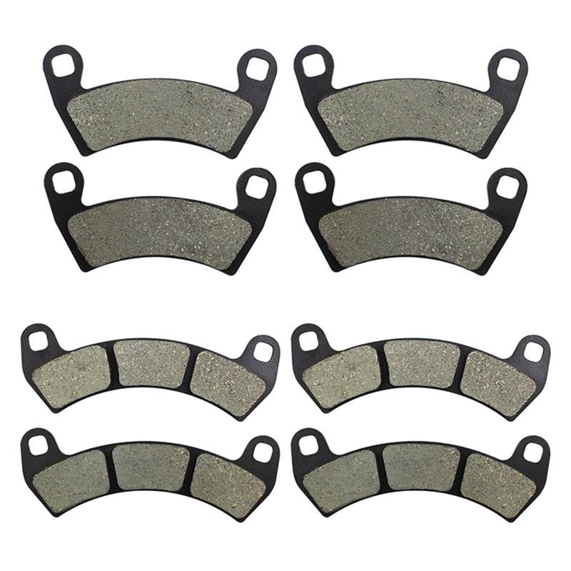 Scheibenbremsbelagsatz Für Polaris Für RZR Für RZR Für XP Pro Turbo 2020 2021 2022 Inc Pro Modell Für FA680 Für FA656 Motorrad Vorne Hinten Bremsbeläge(2sets Front and Rear) von WPHLYZ