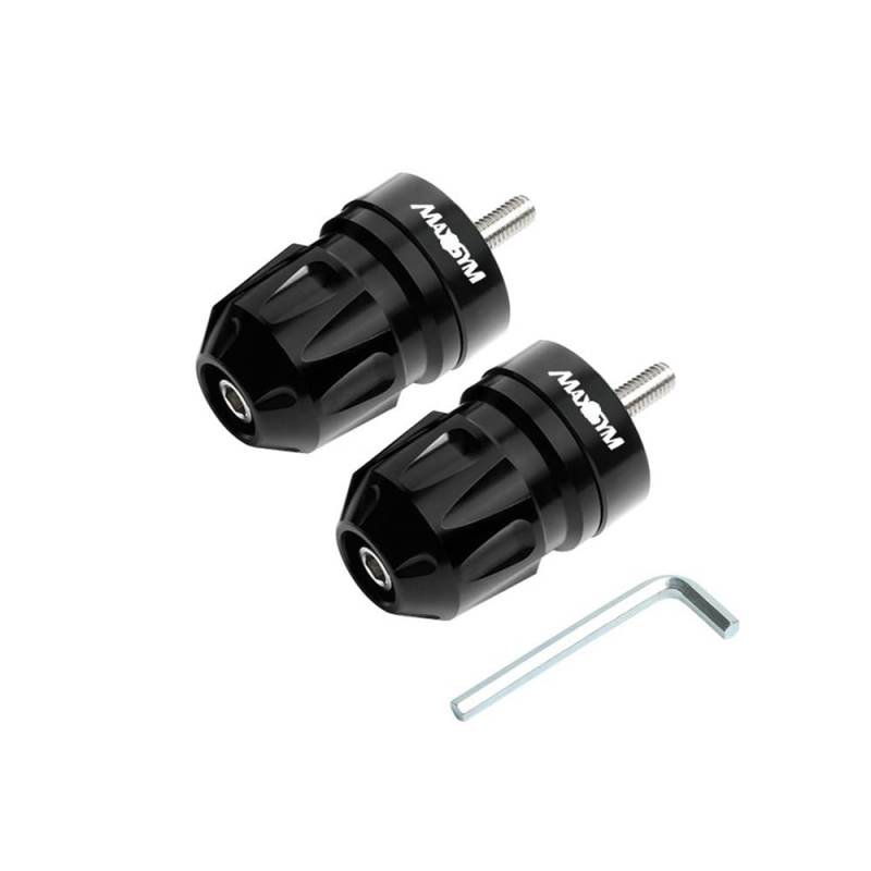 WPIGRBMD Motorrad Lenkerenden 1 Paar Motorrad Lenker Stecker Für Maxsym 400 2021 + Bar End Gewichte CNC Aluminium Legierung Anti Drop Änderung Zubehör von WPIGRBMD