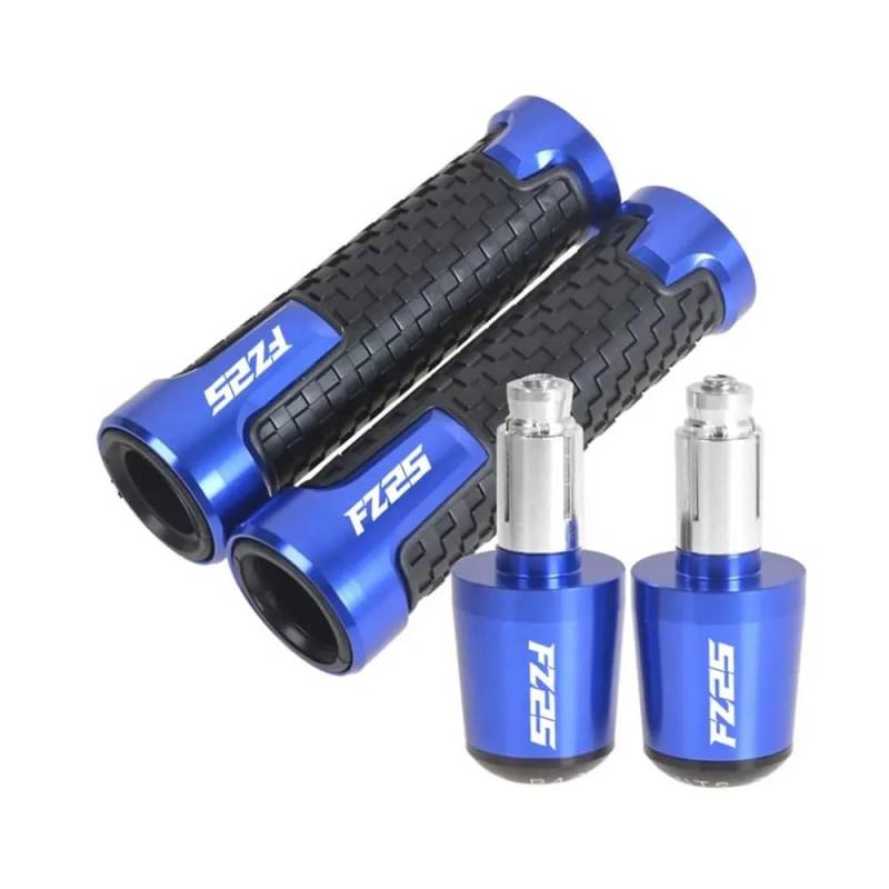 WPIGRBMD Motorrad Lenkerenden Für YAM&AHA YZF FZ25 2018 2019 2020 2021 2022 Motorrad Zubehör 7/8 "22 MM Lenker Handgriffe Griff Bar End Kappe Stecker von WPIGRBMD
