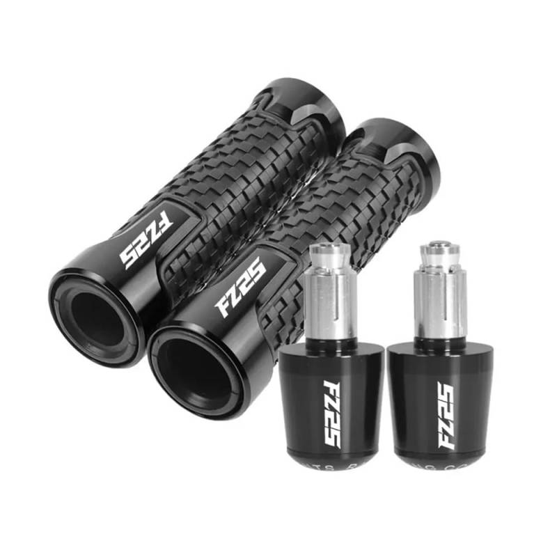 WPIGRBMD Motorrad Lenkerenden Für YAM&AHA YZF FZ25 2018 2019 2020 2021 2022 Motorrad Zubehör 7/8 "22 MM Lenker Handgriffe Griff Bar End Kappe Stecker von WPIGRBMD