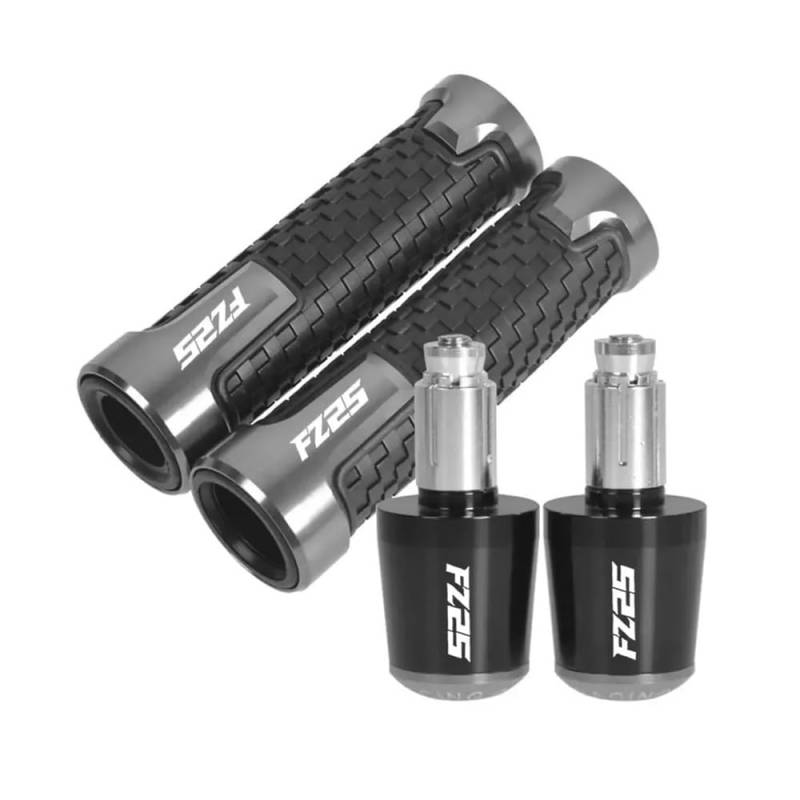 WPIGRBMD Motorrad Lenkerenden Für YAM&AHA YZF FZ25 2018 2019 2020 2021 2022 Motorrad Zubehör 7/8 "22 MM Lenker Handgriffe Griff Bar End Kappe Stecker von WPIGRBMD