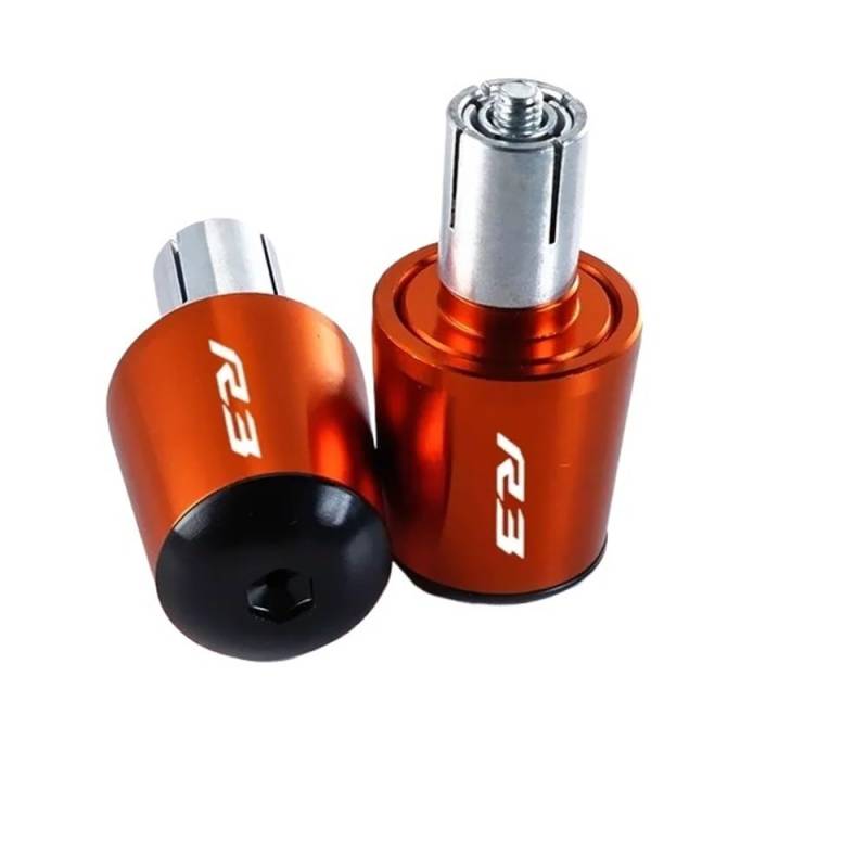 WPIGRBMD Motorrad Lenkerenden Für YAM&AHA YZFR3 YZF-R3 YZF R3 2015-2023 2022 2021 2020 Motorrad CNC Griff Bar Lenker Griffe Kappe Ende Griff Stecker Kappe von WPIGRBMD