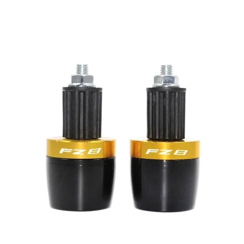 WPIGRBMD Motorrad Lenkerenden Motorrad Universal Lenker Griffe Enden Gegengewicht Griff Bar Slider End Kappe Stecker Für FA&zer FZ8 FZ 8 Alle Jahre 7/8" von WPIGRBMD