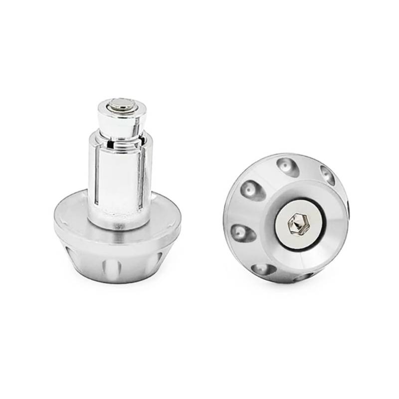 WPIGRBMD Motorrad Lenkerenden Motorräder Griff Bar End Gewicht Lenker Griffe Anti Vibration Silder Stecker Dropship Lenker Griffe End Kappe von WPIGRBMD