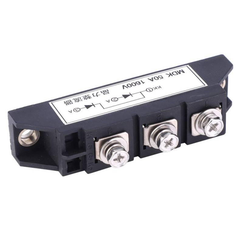 Brückendioden Gleichrichter Modul, Photovoltaik Antireverse Gleichrichter, MDK 50A 1600V Anti-Reverse Gleichrichter Diode Schottky Dioden für Photovoltaik Anlagen von WPKD BLUEIY