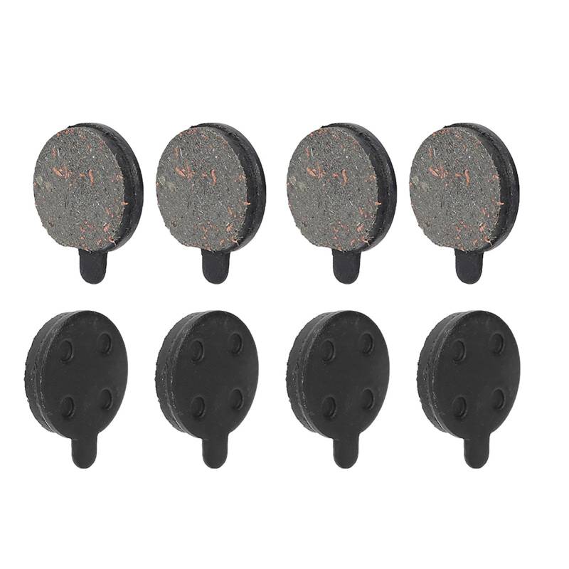 Rotkupfer-Halbmetall-Bremsbeläge, 4 Paar Ersatzteile für Scheibenrotorbeläge, 4-mm-Bremsbeläge für 10-Zoll-Elektroroller von WPKD BLUEIY