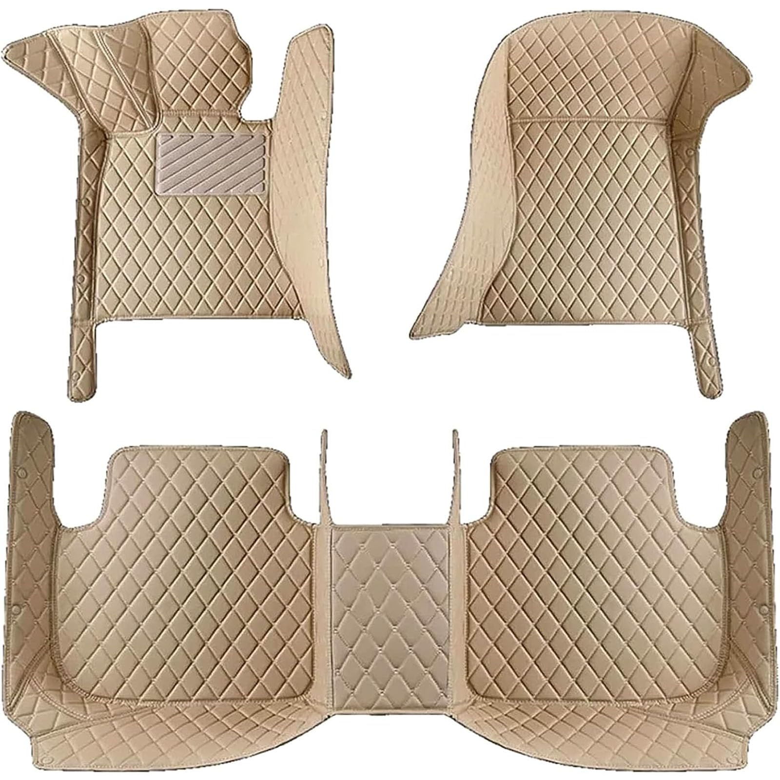 Auto Leder FußMatte FüR Lexus NX 350H 2021, Wasserdicht Tragen Anti rutschfest Matte Nach Maß Leder Vorne Und Hinten AutozubehöR, Beige Auto Leder FußMatte FüR Lexus NX 350H 2021, Wasserdicht Tragen Anti rutschfest Matte Nach Maß Leder Vorne Und Hinten AutozubehöR, Beige von WPNCIMDA