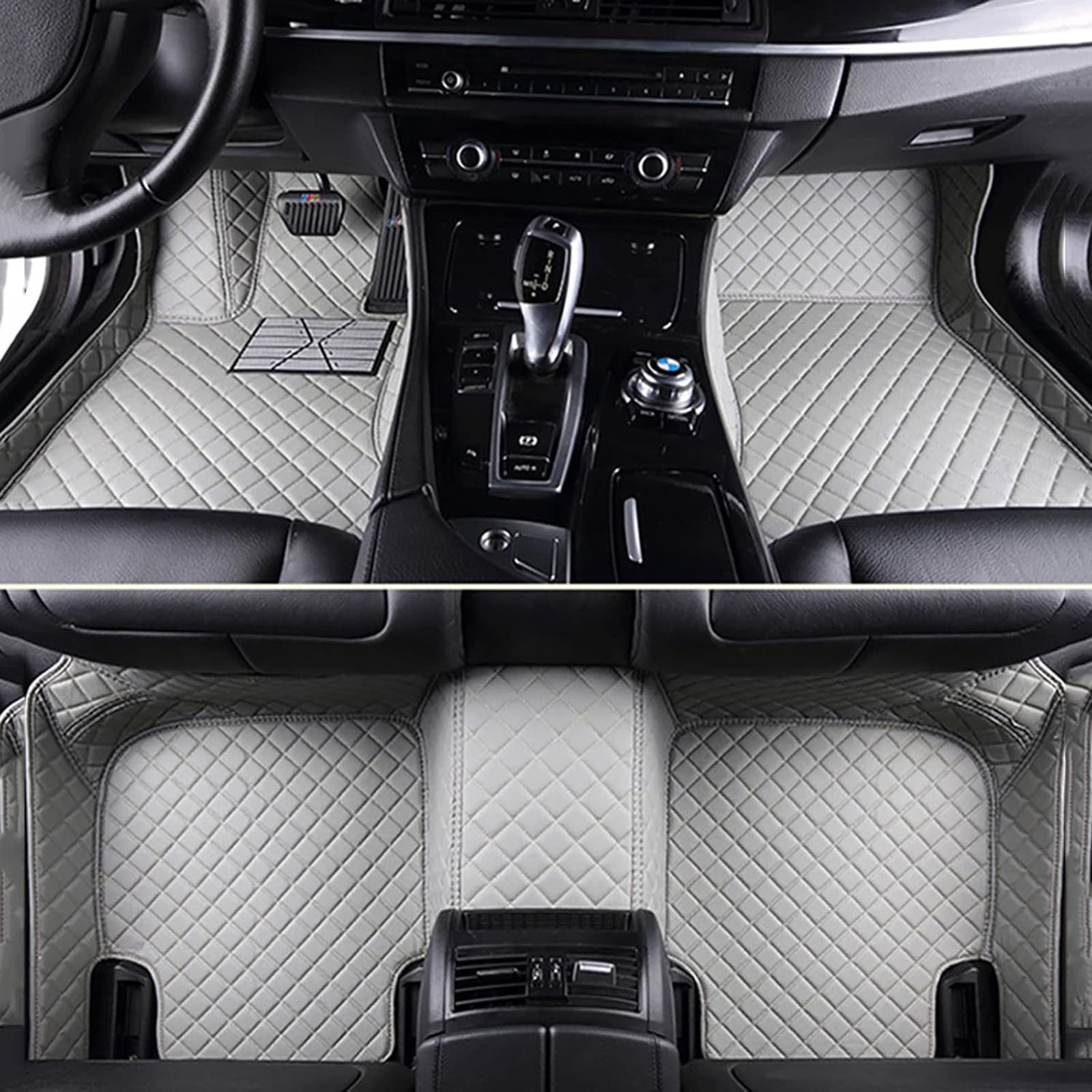 Auto Leder FußMatte FüR Lexus NX 350H 2021, Wasserdicht Tragen Anti rutschfest Matte Nach Maß Leder Vorne Und Hinten AutozubehöR, Grey Auto Leder FußMatte FüR Lexus NX 350H 2021, Wasserdicht Tragen Anti rutschfest Matte Nach Maß Leder Vorne Und Hinten AutozubehöR, Grey von WPNCIMDA