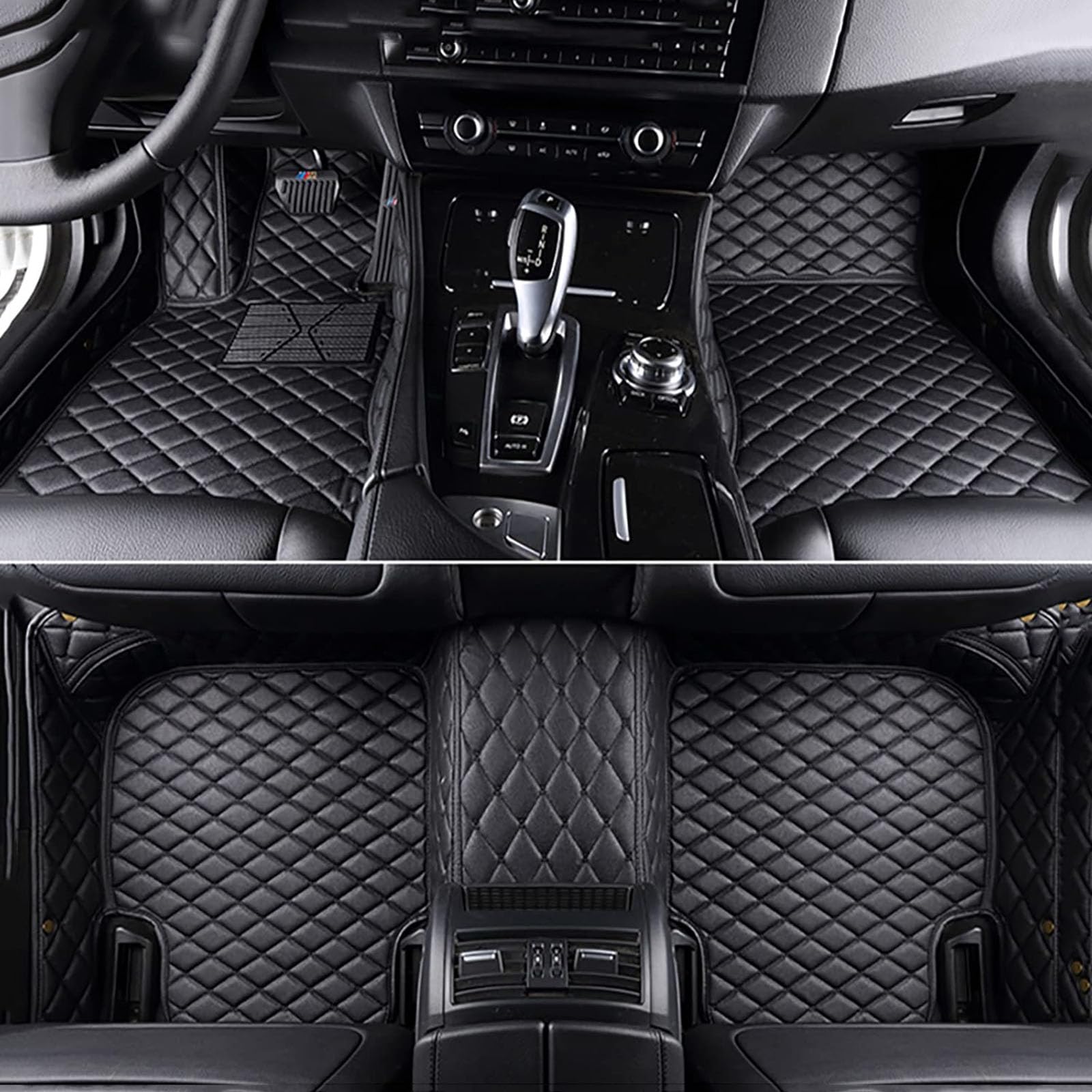 Auto Leder FußMatte FüR Renault Megane 2016-2022 4-Generation, Wasserdicht Tragen Anti rutschfest Matte Nach Maß Leder Vorne Und Hinten AutozubehöR,Black Auto Leder FußMatte FüR Renault Megane 2016-2022 4-Generation, Wasserdicht Tragen Anti rutschfest Matte Nach Maß Leder Vorne Und Hinten AutozubehöR,Black von WPNCIMDA