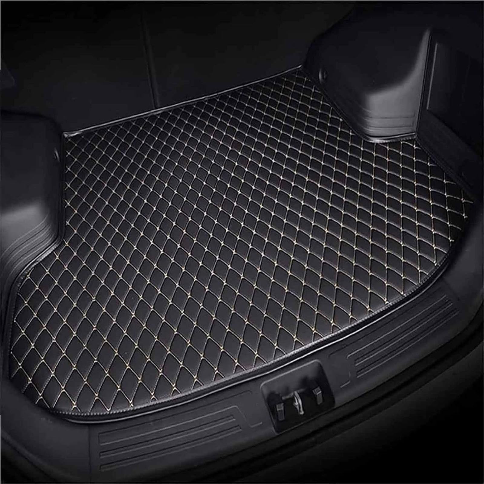Auto Leder Kofferraummatten FüR Dacia Sandero Stepway 3.GEN 2.Gen 2021 2022 2023 2024, Kofferraum Cargo Schutzmatte Kratzfest Wasserdicht ZubehöR,B/Black-Beige Auto Leder Kofferraummatten FüR Dacia Sandero Stepway 3.GEN 2.Gen 2021 2022 2023 2024, Kofferraum Cargo Schutzmatte Kratzfest Wasserdicht ZubehöR,B/Black-Beige von WPNCIMDA