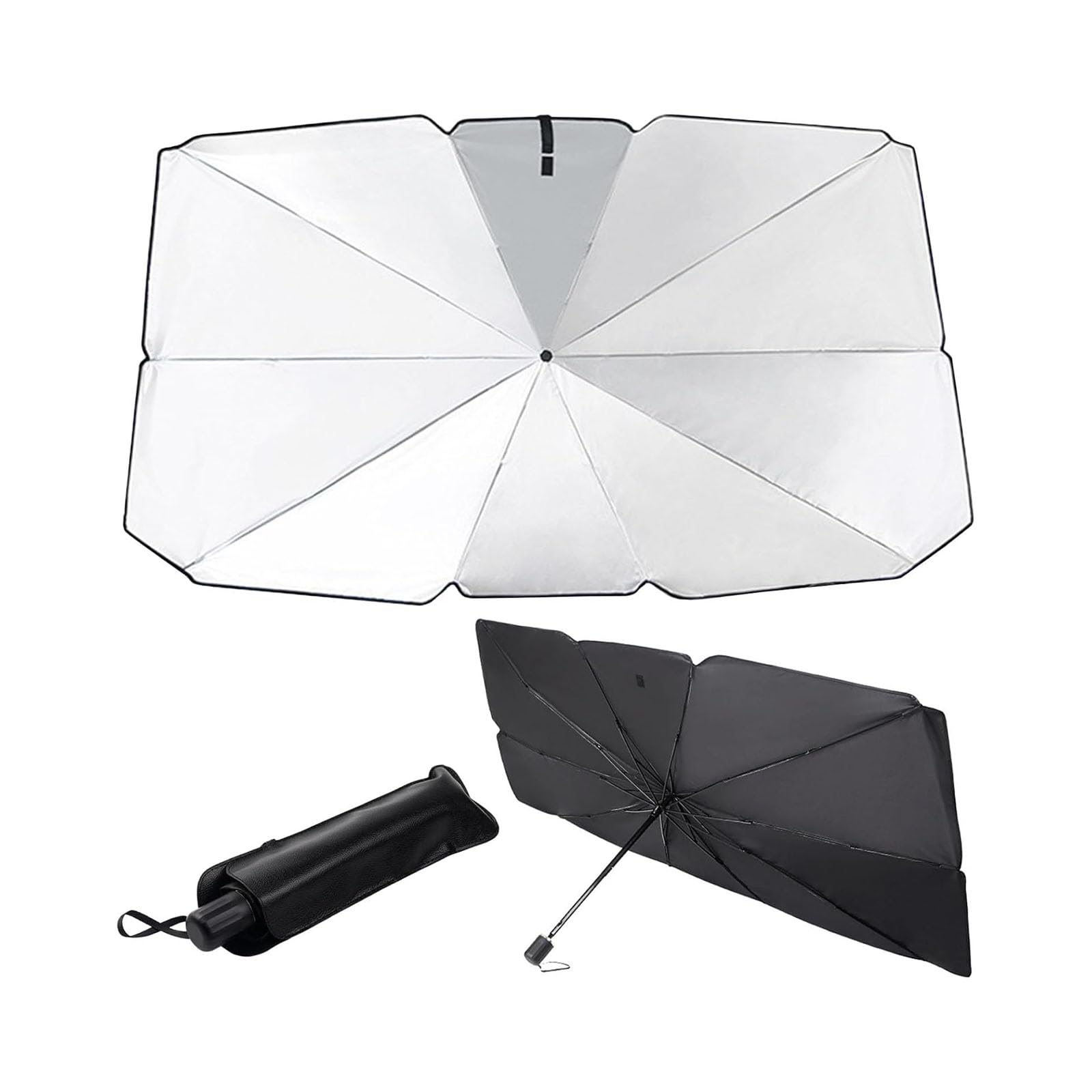 Sonnenschutz Auto Frontscheibe FüR BMW Alpina XB7 2021 2022, Universal Front Sonnenschutz Regenschirm Innen Auto Sonnenschirm Faltbar UV Schutz Hitzeschutz Drehbar Sonnenschutz Auto Frontscheibe FüR BMW Alpina XB7 2021 2022, Universal Front Sonnenschutz Regenschirm Innen Auto Sonnenschirm Faltbar UV Schutz Hitzeschutz Drehbar von WPNCIMDA