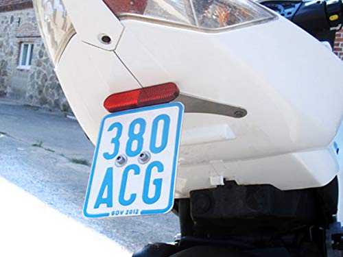Kennzeichenhalter Mittig passend für Peugeot Jetforce C-Tech 50ccm Roller von WP-S