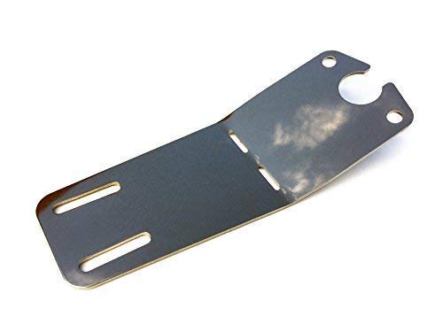 Simson Kennzeichenhalter S50 S51 S53 S70 SR50 Schwalbe KR51/2 Halterung für Rücklichtbefestigung Edelstahl poliert von WP-S
