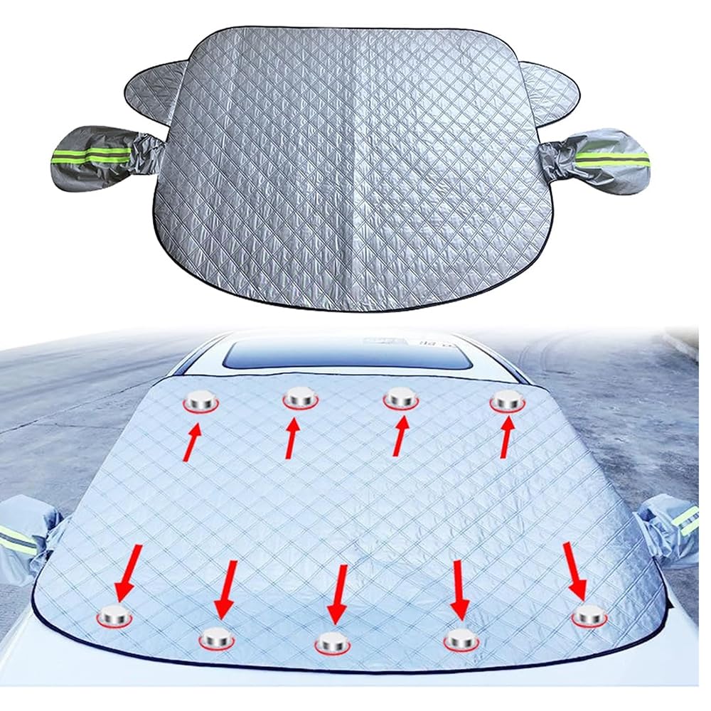 WQASAHN Auto-Schneedecke, für Hyundai i10 i-10/i10 N Line Winter Windschutzscheibenabdeckung Eisschutzfolie Faltbare Auto Zubehör Wintergegen Schnee WQASAHN Auto-Schneedecke, für Hyundai i10 i-10/i10 N Line Winter Windschutzscheibenabdeckung Eisschutzfolie Faltbare Auto Zubehör Wintergegen Schnee von WQASAHN