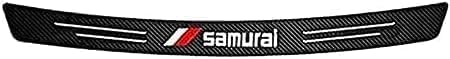 Auto Kohlefaser Heck Stoßstangenschutz für Suzuki Samurai, Kofferraum Schutzbrett Ladekantenschutz Anti Kratz Antikollisions TüRschwelle Aufkleber, Zubehör Auto Kohlefaser Heck Stoßstangenschutz für Suzuki Samurai, Kofferraum Schutzbrett Ladekantenschutz Anti Kratz Antikollisions TüRschwelle Aufkleber, Zubehör von WQFWSD