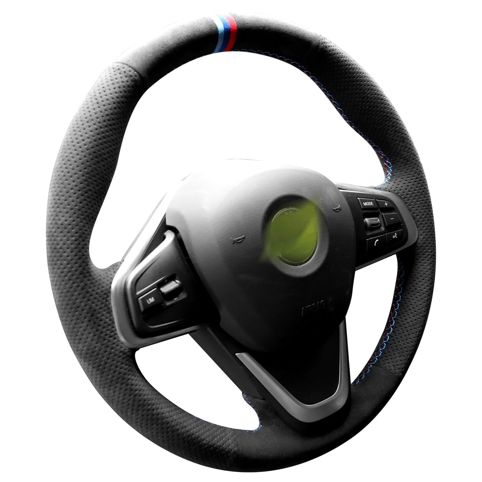 WQKRBMGU Handgenähte Alcantara-Lenkradhülle, kompatibel mit BMW F45 F46 X1 F48 X2 F39 WQKRBMGU Handgenähte Alcantara-Lenkradhülle, kompatibel mit BMW F45 F46 X1 F48 X2 F39 von WQKRBMGU