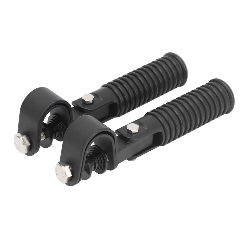 WQSDFGK Fußrastenpedal 2 Stücke Universal Motorrad Schaltknauf Fußpolster Pedal Start Fußrasten Pad Moto Zubehör Für 26mm-31mm Schutzstange(Black) von WQSDFGK