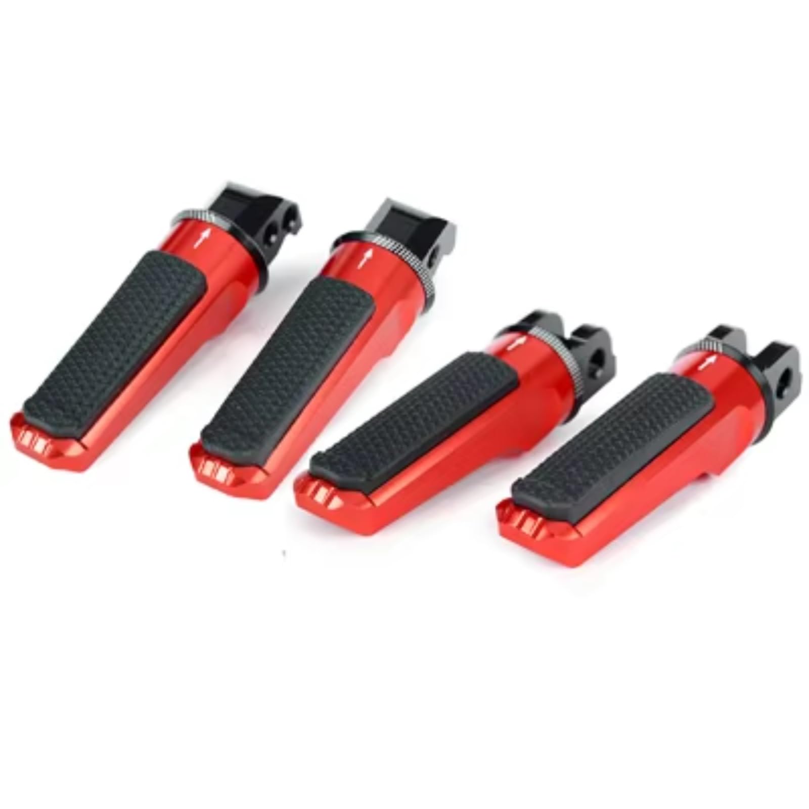 WQSDFGK Fußrastenpedal Kompatibel Mit Suzuki Für B-King 2008 2009 2010 2011 Für GSR750 2011 2012 2013 2014 2015 2016 Motor Vorne Hinten Fußstütze Fußrasten Pedale(Red) von WQSDFGK