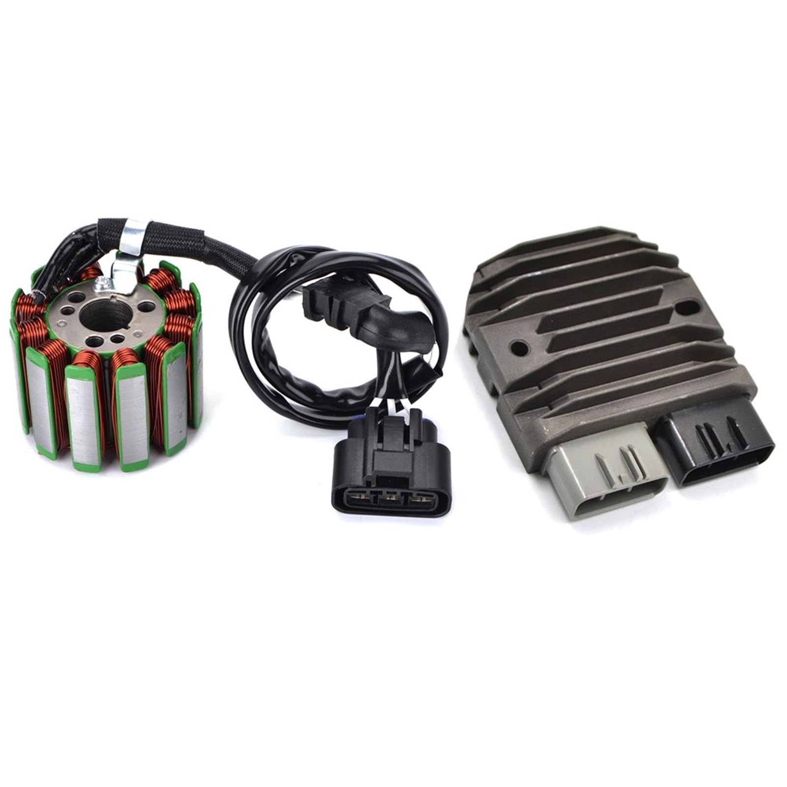 WQSDFGK Gleichrichter Spannungsregler Kompatibel Mit Yamaha Für YZF1000 Für YZFR1 2004-2008 Regler Gleichrichter Magneto Stator Coil Generator Lichtmaschine Motorrad Zubehör(C) von WQSDFGK