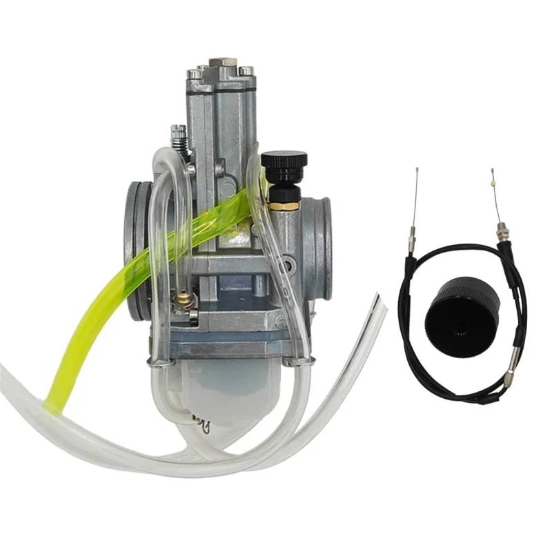 WQSDFGK Motorcycle Carburetor Für CRF250R 2002-2009 Für CRF250X 2004-2019 Für CRF450R 2002-2008 Für CRF450X 2005-2019 Vergaser Motorrad Power Jet Carb Ersatz(40mm) von WQSDFGK