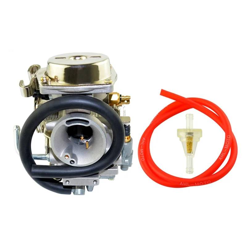 WQSDFGK Motorcycle Carburetor Kompatibel Mit Yamaha Für XVS125 Drag Star 2000 2001 2002 2003 2004 Motorradvergaser Kraftstofffilter Ölrohr 2UJ-14900-01-00 von WQSDFGK