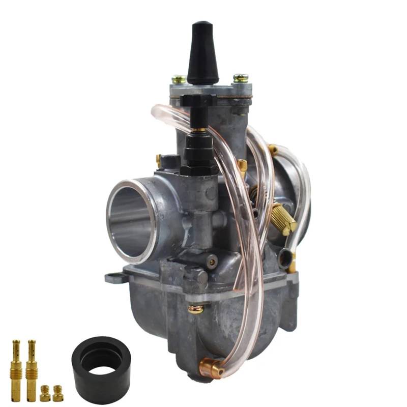 WQSDFGK Motorcycle Carburetor Kompatibel Mit Yamaha Für YZ80 1993 1994 1995 1996 1997 1998 1999 2000 2001 Für Flachschieber-Verteilernadel-Jet-Vergaser Und Ansaugvergaser-Ersatz von WQSDFGK