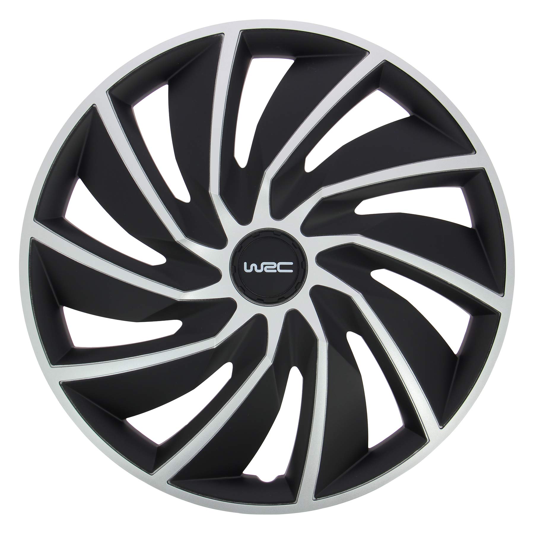 WRC 007599 4 Radkappen 16 Zoll, Radzierblende Turbo Bicolor Grau und Schwarz WRC 007599 4 Radkappen 16 Zoll, Radzierblende Turbo Bicolor Grau und Schwarz von WRC