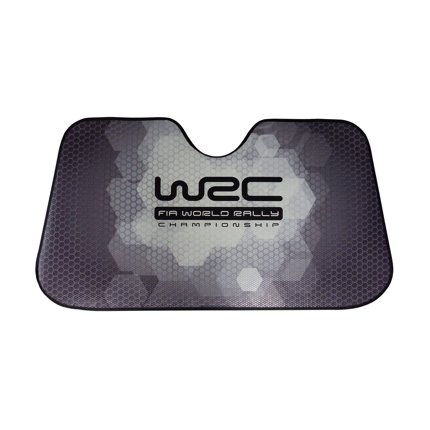WRC 007204 Sonnenblende vorne, Aluminium, isolierend, Rally Line, 130 x 70 cm, Schwarz von WRC