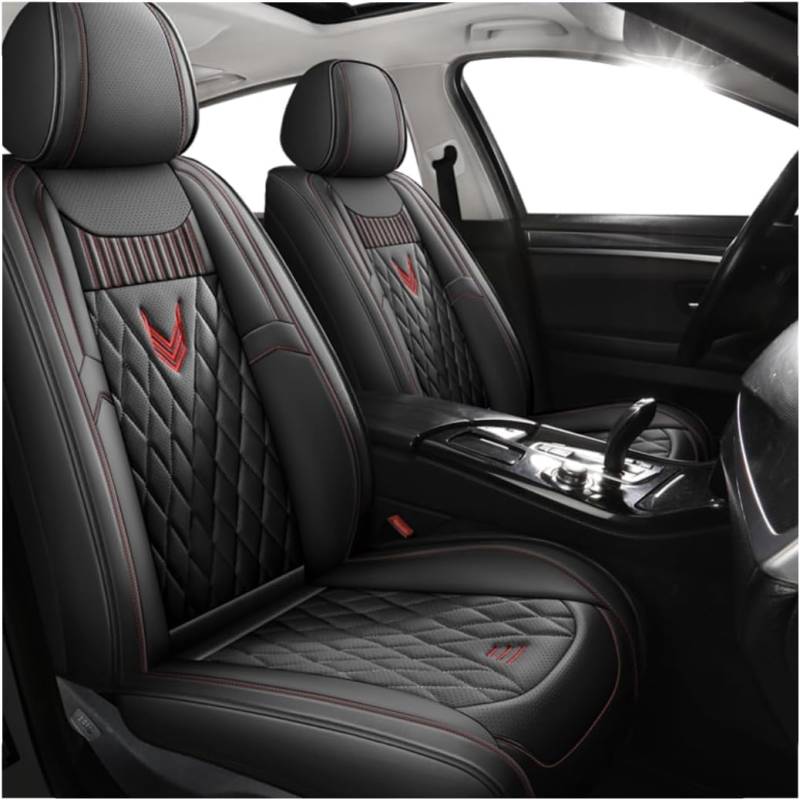 Auto Sitzbezüge Für Land Rover Discovery 2 3 4 5 Discovery Sport Range Rover Evoque Freelander, Leder Autositzbezüge Sets Schonbezüge Sitzschoner Vorne Hinten Wasserdicht Sitzauflage Innere Zubehör von WRGEYXTD