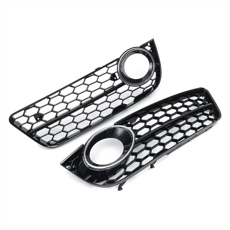 Auto-Nebelscheinwerfer-Abdeckung Für Audi A5 Coupe/Sportback 2008-2011 Cabriolet 2010-2011,Nebelscheinwerfer-Abdeckung, Grill, Racing-Grills Frontstoßstangengitter,C-1 Pair von WRHOME