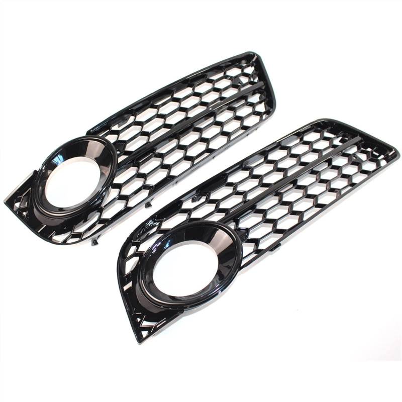 Auto-Nebelscheinwerfer-Abdeckung Für Audi A5 Coupe/Sportback 2008-2011 Cabriolet 2010-2011,Nebelscheinwerfer-Abdeckung, Grill, Racing-Grills Frontstoßstangengitter,C-1 Pair von WRHOME