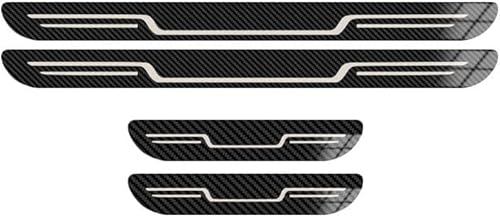 4 Stück Auto Einstiegsleisten Schutz für Volvo S60 2020-2024, Edelstahl Schwellenschutz Willkommens-Pedalstreifen Türschweller Kratzschutz Abdeckung, Carbon Fiber Look 4 Stück Auto Einstiegsleisten Schutz für Volvo S60 2020-2024, Edelstahl Schwellenschutz Willkommens-Pedalstreifen Türschweller Kratzschutz Abdeckung, Carbon Fiber Look von WRNHZNEW