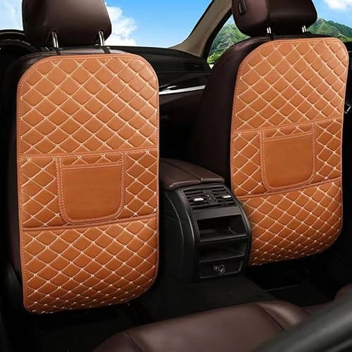 Autositz Rückenlehne Protector für Peugeot 408 2010-2019, Leder Auto Rücksitz Anti Kick Pad Anti-Kick Matten Autositz RüCkenlehnenschutz Auto Rücksitz Schutzpolster,Brown Autositz Rückenlehne Protector für Peugeot 408 2010-2019, Leder Auto Rücksitz Anti Kick Pad Anti-Kick Matten Autositz RüCkenlehnenschutz Auto Rücksitz Schutzpolster,Brown von WRNHZNEW