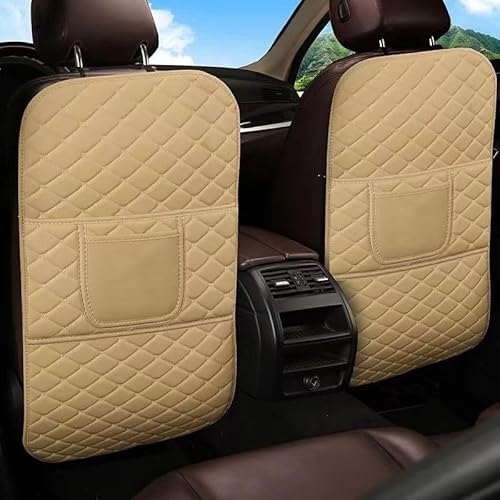 Autositz Rückenlehne Protector für Peugeot RCZ 2011-2023, Leder Auto Rücksitz Anti Kick Pad Anti-Kick Matten Autositz RüCkenlehnenschutz Auto Rücksitz Schutzpolster,beige Autositz Rückenlehne Protector für Peugeot RCZ 2011-2023, Leder Auto Rücksitz Anti Kick Pad Anti-Kick Matten Autositz RüCkenlehnenschutz Auto Rücksitz Schutzpolster,beige von WRNHZNEW