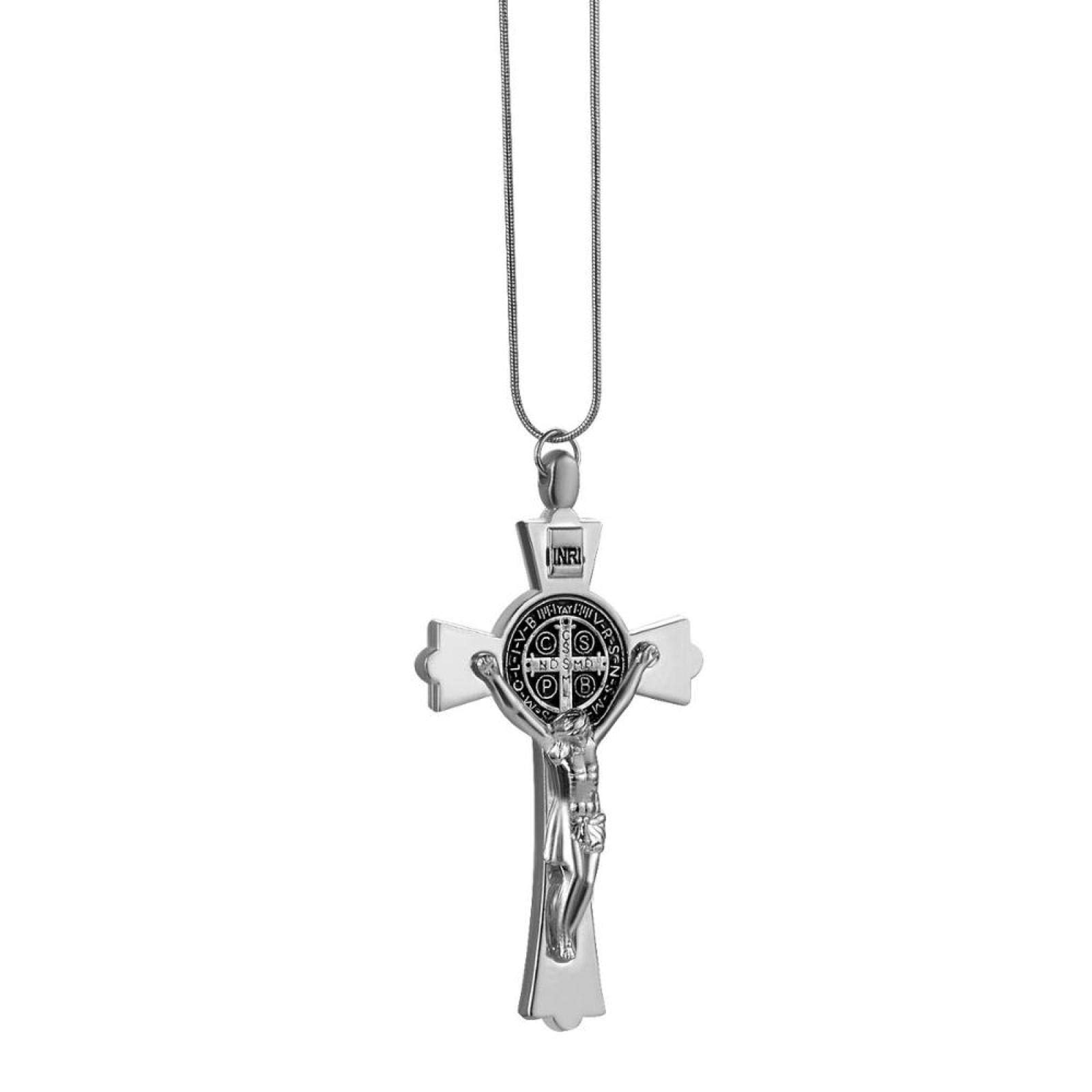 Car pendants Car Jesus cross pendant Rearview mirror decoration accessories Silver von WRVCSS