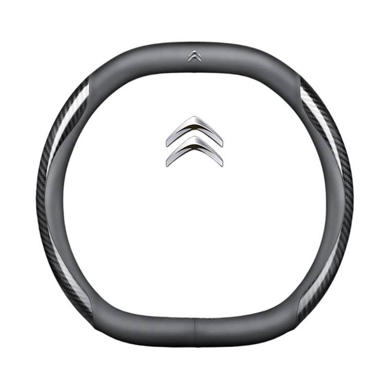 Auto Leder Lenkrad Abdeckung für Citroen DS5 2011-2025,rutschfeste Schweiß Gute Atmungsaktive 37-38cm,DD Type-C von WSADRFXS