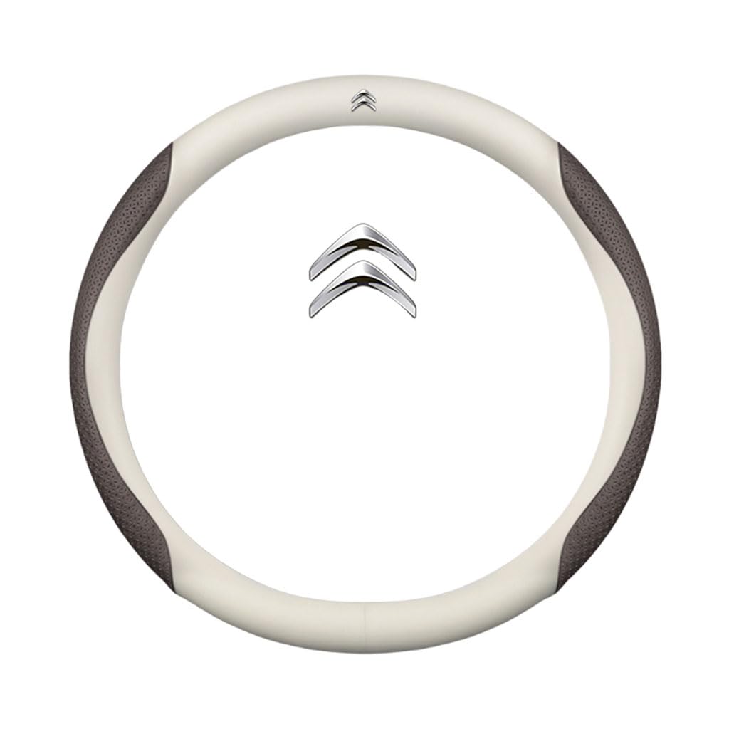 Auto Leder Lenkrad Abdeckung für Citroen DS5 2011-2025,rutschfeste Schweiß Gute Atmungsaktive 37-38cm,O Type-C Auto Leder Lenkrad Abdeckung für Citroen DS5 2011-2025,rutschfeste Schweiß Gute Atmungsaktive 37-38cm,O Type-C von WSADRFXS