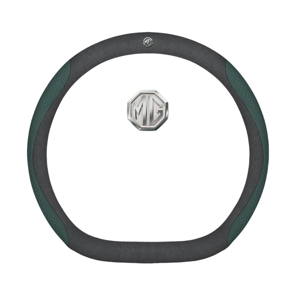 Auto Leder Lenkrad Abdeckung für MG 550 2008-2014,rutschfeste Schweiß Gute Atmungsaktive 37-38cm,D Type-B von WSADRFXS