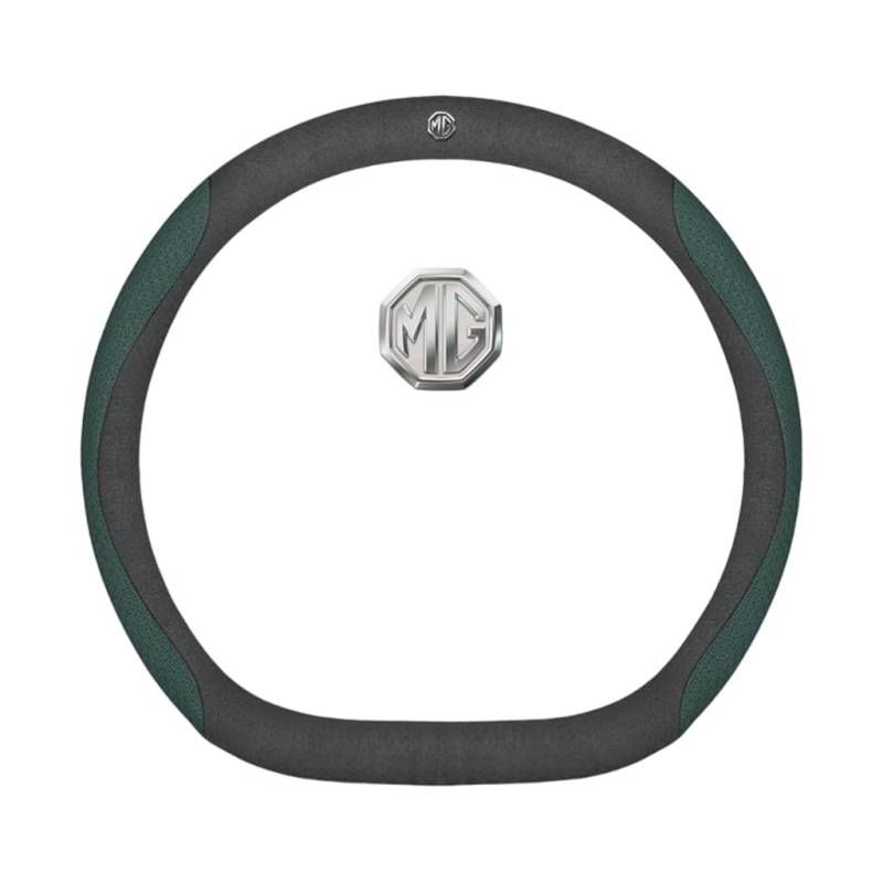 Auto Leder Lenkrad Abdeckung für MG 550 2008-2014,rutschfeste Schweiß Gute Atmungsaktive 37-38cm,D Type-B von WSADRFXS