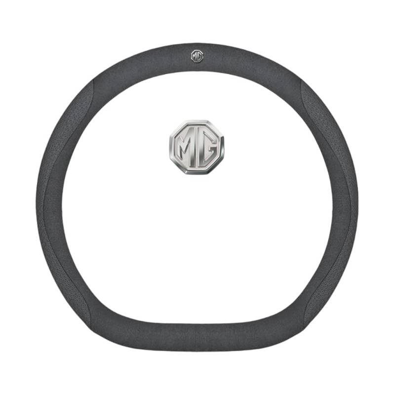 Auto Leder Lenkrad Abdeckung für MG 550 2008-2014,rutschfeste Schweiß Gute Atmungsaktive 37-38cm,D Type-C von WSADRFXS